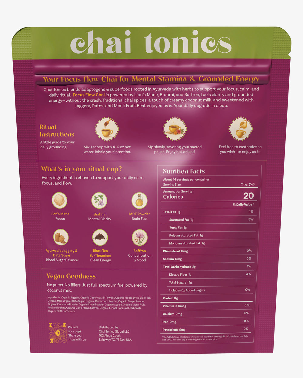 Focus Flow Chai